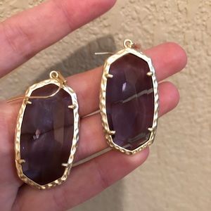 Large Kendra Scott earrings.
